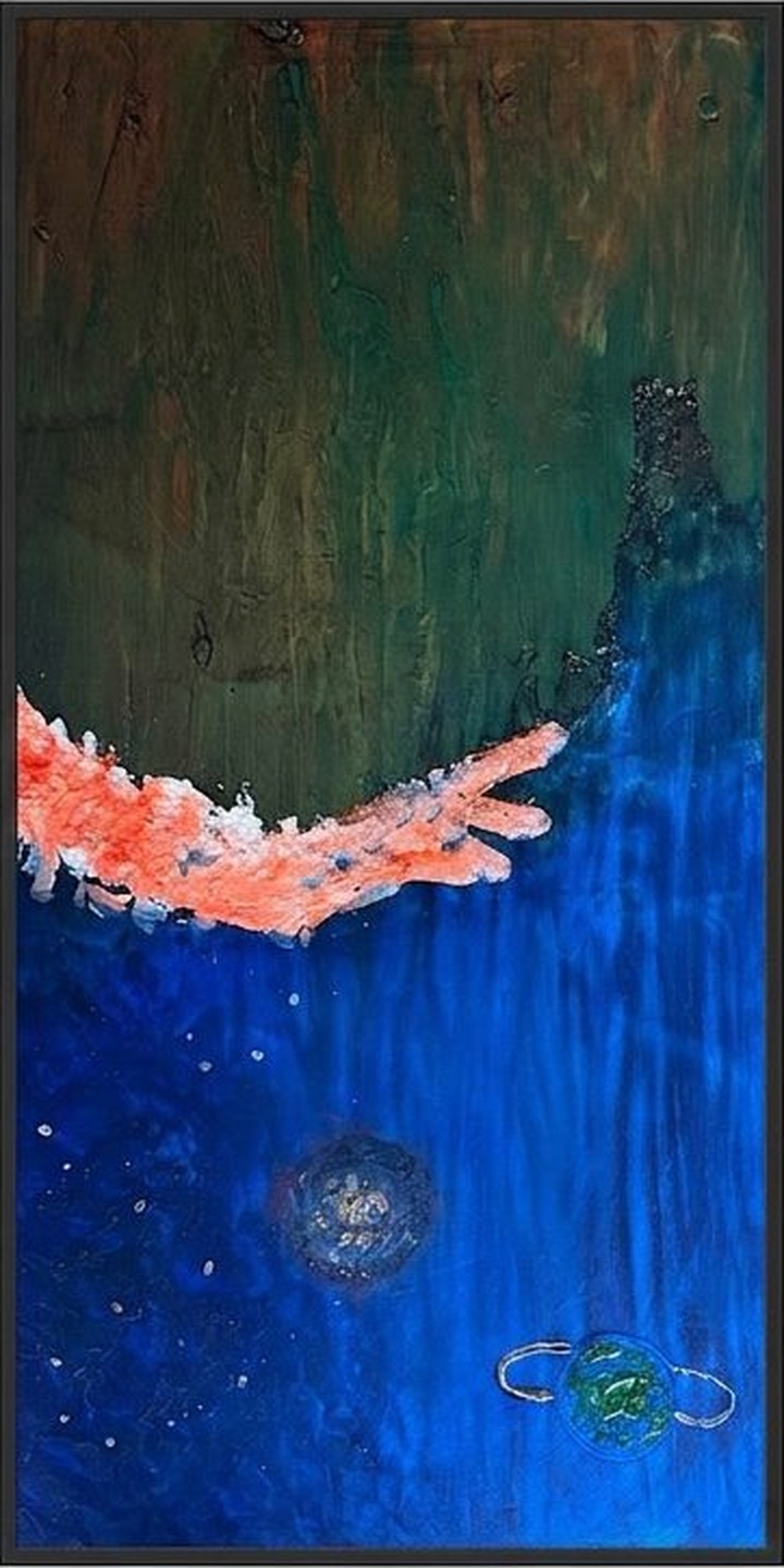 earth began to breath — acrylic on canvas
